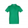 THC ADAM KIDS. Polo in cotone a maniche corte per bambini (unisex) - Verde