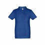 THC ADAM KIDS. Polo in cotone a maniche corte per bambini (unisex) - Blu reale