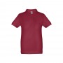 THC ADAM KIDS. Polo in cotone a maniche corte per bambini (unisex) - Bordeaux