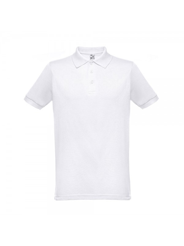 THC BERLIN WH. Polo da uomo a maniche corte. colore bianco - Bianco THC BERLIN WH. Polo da uomo a maniche corte. colore bianco - Bianco