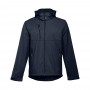 THC ZAGREB. Giacca softshell da uomo in poliestere ed elastan - Blu scuro
