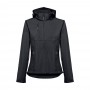 THC ZAGREB WOMEN. Giacca softshell da donna sfiancata - Nero