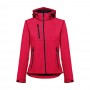 THC ZAGREB WOMEN. Giacca softshell da donna sfiancata - Rosso
