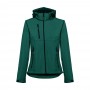 THC ZAGREB WOMEN. Giacca softshell da donna sfiancata - Verde scuro