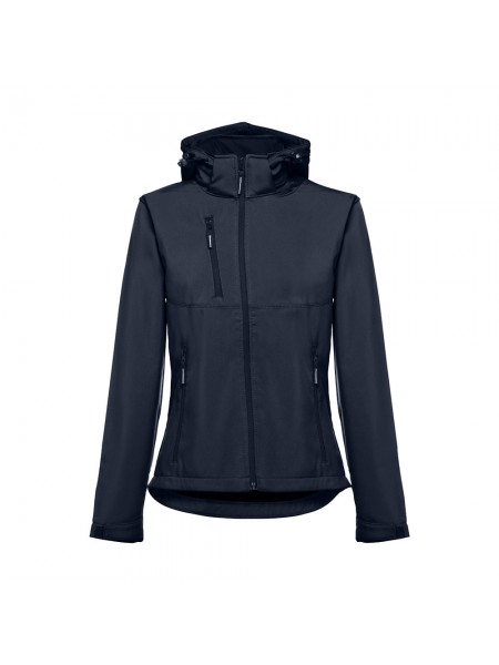 THC ZAGREB WOMEN. Giacca softshell da donna sfiancata - Blu scuro THC ZAGREB WOMEN. Giacca softshell da donna sfiancata - Blu scuro