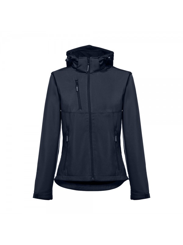 THC ZAGREB WOMEN. Giacca softshell da donna sfiancata - Blu scuro THC ZAGREB WOMEN. Giacca softshell da donna sfiancata - Blu scuro