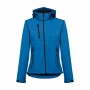 THC ZAGREB WOMEN. Giacca softshell da donna sfiancata - Blu petrolio