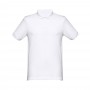 THC MONACO WH. Polo da uomo a maniche corte in cotone cardato - Bianco