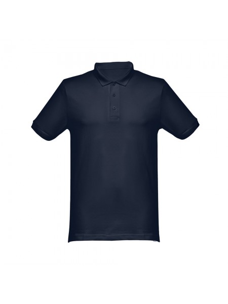 THC MONACO. Polo da uomo - Blu scuro THC MONACO. Polo da uomo - Blu scuro