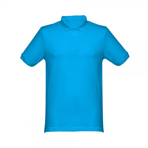 THC MONACO. Polo da uomo - Azzurro mare