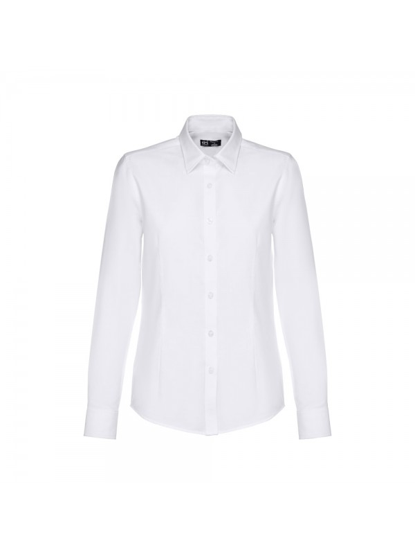 THC TOKYO WOMEN WH. Camicia oxford a maniche lunghe da donna. Colore bianco - Bianco THC TOKYO WOMEN WH. Camicia oxford a maniche lunghe da donna. Colore bianco - Bianco