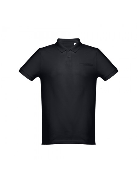 THC DHAKA. Polo da uomo - Nero THC DHAKA. Polo da uomo - Nero