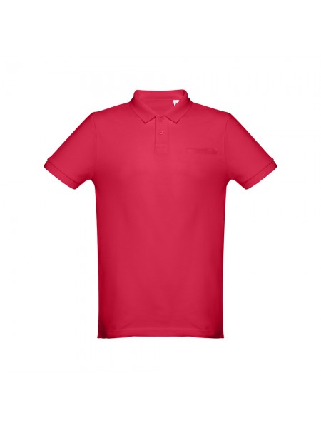 THC DHAKA. Polo da uomo - Rosso THC DHAKA. Polo da uomo - Rosso