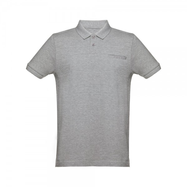 THC DHAKA. Polo da uomo - Grigio chiaro mélange
