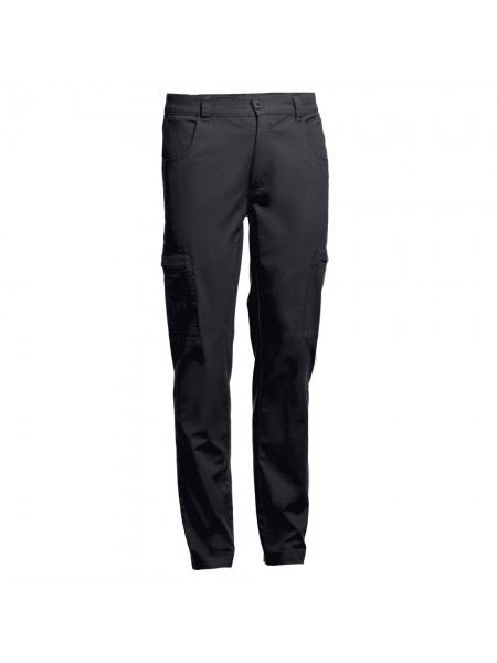 THC TALLINN. Pantaloni in cotone ed elastan - Nero THC TALLINN. Pantaloni in cotone ed elastan - Nero