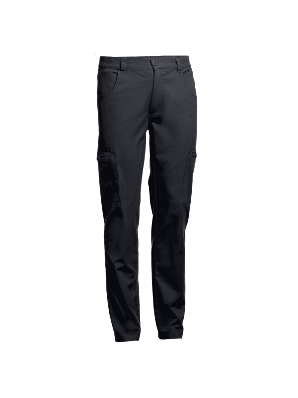THC TALLINN. Pantaloni in cotone ed elastan - Nero THC TALLINN. Pantaloni in cotone ed elastan - Nero