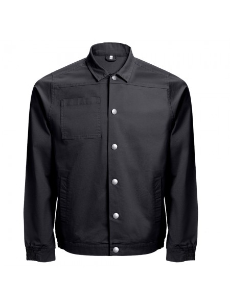 THC BRATISLAVA. Giacca unisex in cotone ed elastan - Nero THC BRATISLAVA. Giacca unisex in cotone ed elastan - Nero