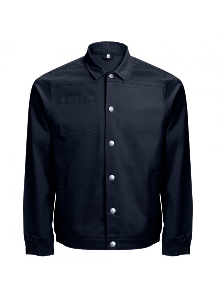 THC BRATISLAVA. Giacca unisex in cotone ed elastan - Blu scuro THC BRATISLAVA. Giacca unisex in cotone ed elastan - Blu scuro