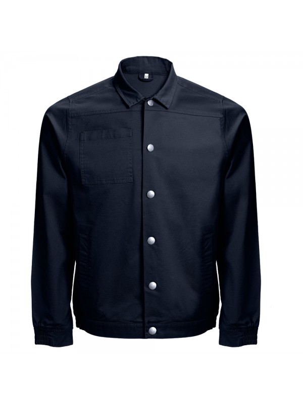 THC BRATISLAVA. Giacca unisex in cotone ed elastan - Blu scuro THC BRATISLAVA. Giacca unisex in cotone ed elastan - Blu scuro