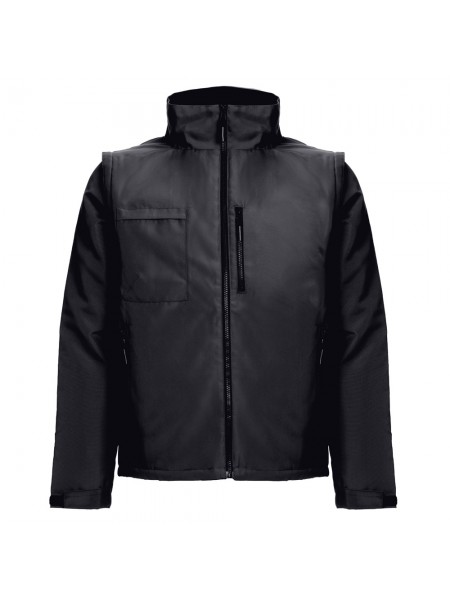 THC ASTANA. Giacca imbottita in poliestere (unisex) - Nero THC ASTANA. Giacca imbottita in poliestere (unisex) - Nero