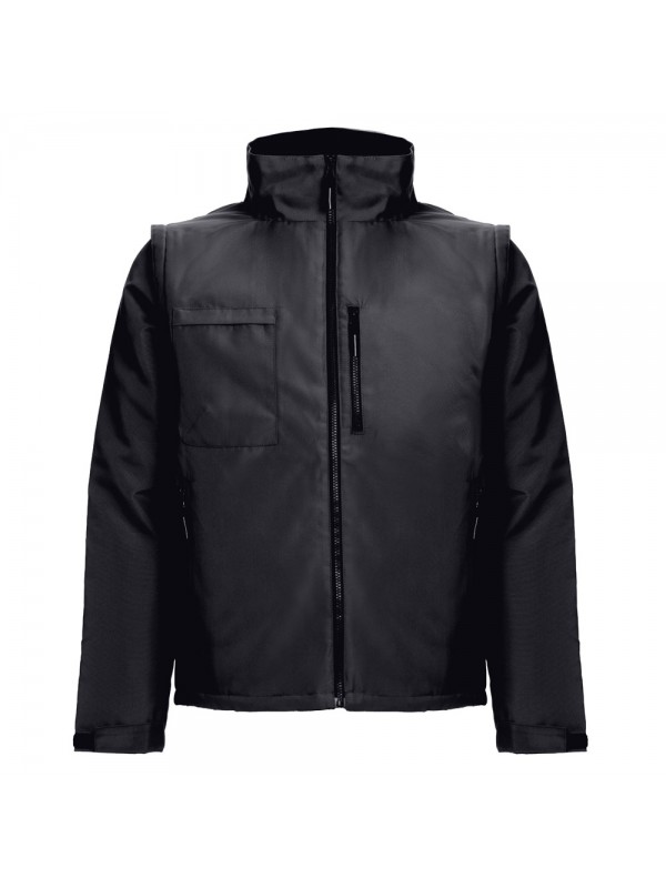 THC ASTANA. Giacca imbottita in poliestere (unisex) - Nero THC ASTANA. Giacca imbottita in poliestere (unisex) - Nero