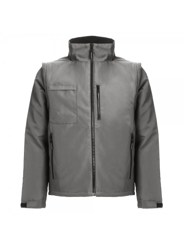THC ASTANA. Giacca imbottita in poliestere (unisex) - Grigio THC ASTANA. Giacca imbottita in poliestere (unisex) - Grigio