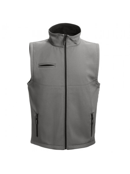THC BAKU. Gilet softshell unisex - Grigio THC BAKU. Gilet softshell unisex - Grigio