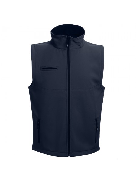 THC BAKU. Gilet softshell unisex - Blu scuro THC BAKU. Gilet softshell unisex - Blu scuro