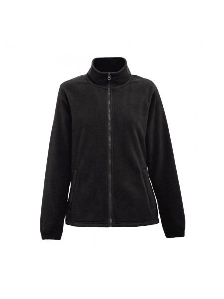 THC GAMA WOMEN. Giacca in pile da donna ad alta densità in poliestere - Nero THC GAMA WOMEN. Giacca in pile da donna ad alta densità in poliestere - Nero