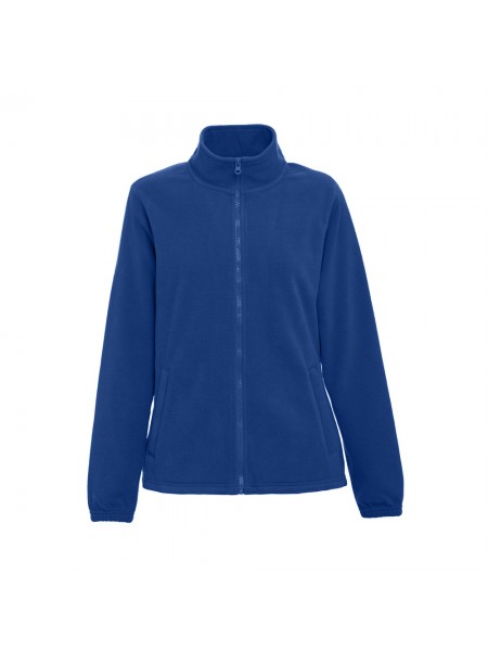 THC GAMA WOMEN. Giacca in pile da donna ad alta densità in poliestere - Blu reale THC GAMA WOMEN. Giacca in pile da donna ad alta densità in poliestere - Blu reale