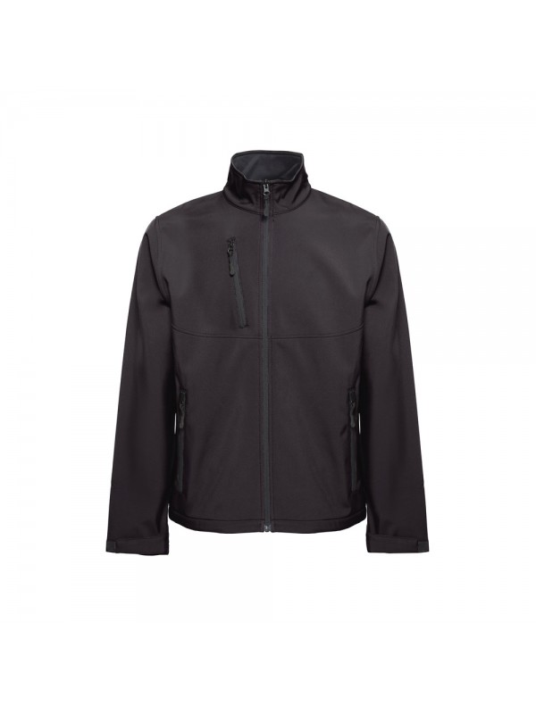 THC EANES. Giacca softshell (unisex) in poliestere ed elastan - Nero