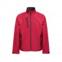 THC EANES. Giacca softshell (unisex) in poliestere ed elastan - Rosso