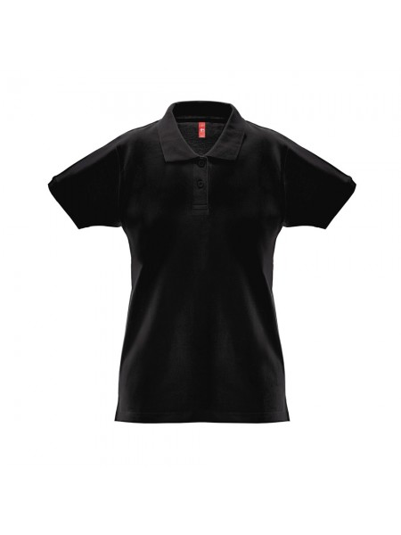 THC MONACO WOMEN. Polo da donna - Nero THC MONACO WOMEN. Polo da donna - Nero