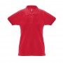 THC MONACO WOMEN. Polo da donna - Rosso