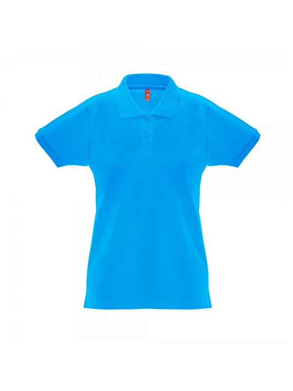 THC MONACO WOMEN. Polo da donna - Azzurro mare THC MONACO WOMEN. Polo da donna - Azzurro mare