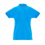 THC MONACO WOMEN. Polo da donna - Azzurro mare