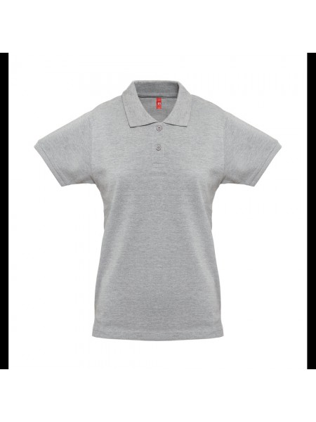 THC MONACO WOMEN. Polo da donna - Grigio chiaro mélange THC MONACO WOMEN. Polo da donna - Grigio chiaro mélange