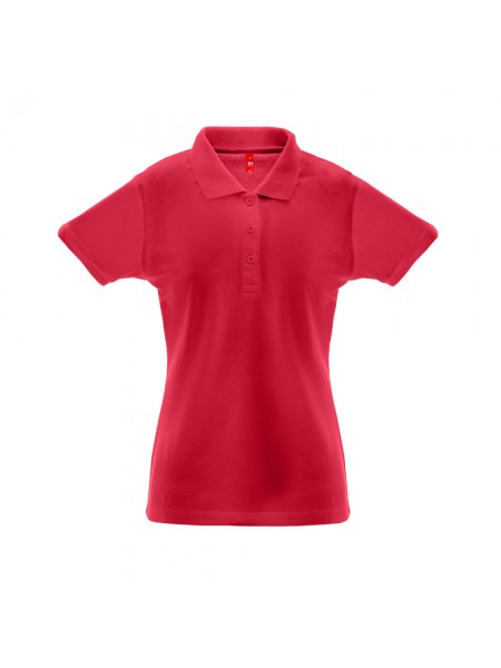 THC BERLIN WOMEN. Polo da donna - Rosso THC BERLIN WOMEN. Polo da donna - Rosso