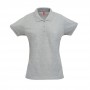 THC BERLIN WOMEN. Polo da donna - Grigio chiaro mélange
