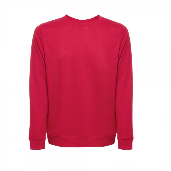 THC COLOMBO. Felpa (unisex) in spugna italiana non garzata - Rosso