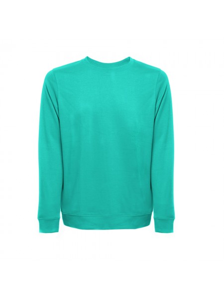 THC COLOMBO. Felpa (unisex) in spugna italiana non garzata - Verde turchese THC COLOMBO. Felpa (unisex) in spugna italiana non garzata - Verde turchese