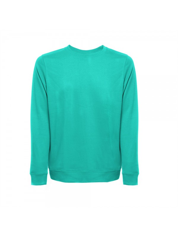THC COLOMBO. Felpa (unisex) in spugna italiana non garzata - Verde turchese THC COLOMBO. Felpa (unisex) in spugna italiana non garzata - Verde turchese