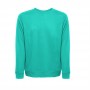 THC COLOMBO. Felpa (unisex) in spugna italiana non garzata - Verde turchese