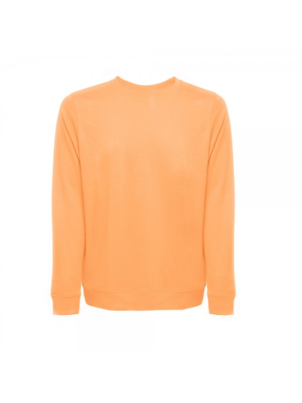 THC COLOMBO. Felpa (unisex) in spugna italiana non garzata - Arancione corallo THC COLOMBO. Felpa (unisex) in spugna italiana non garzata - Arancione corallo