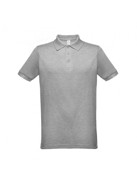 THC BERLIN 3XL. Polo da uomo - Grigio chiaro mélange THC BERLIN 3XL. Polo da uomo - Grigio chiaro mélange