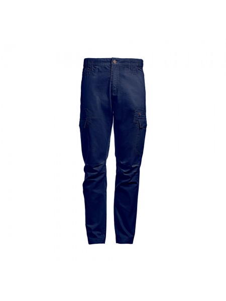 THC CARGO. Pantaloni da lavoro in poliestere e cotone - Blu scuro THC CARGO. Pantaloni da lavoro in poliestere e cotone - Blu scuro
