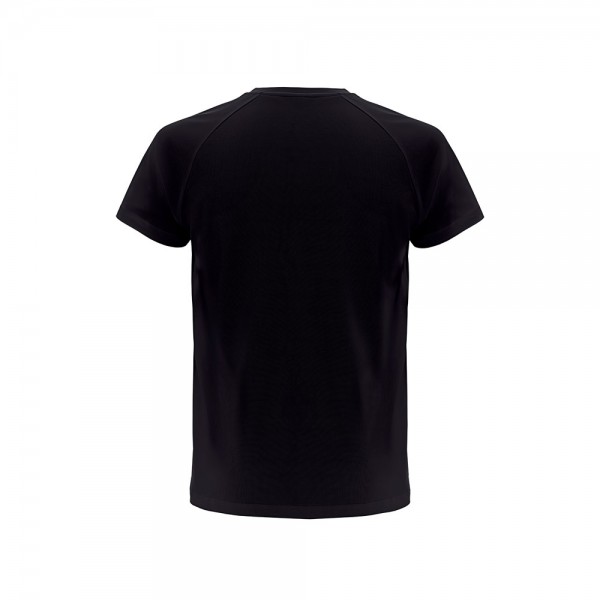 THC MOVE. T-shirt tecnica a maniche corte in poliestere - Nero