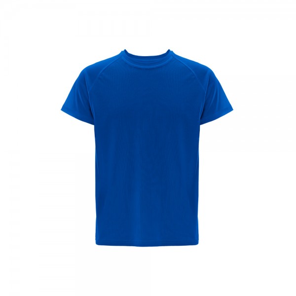 THC MOVE. T-shirt tecnica a maniche corte in poliestere - Blu reale