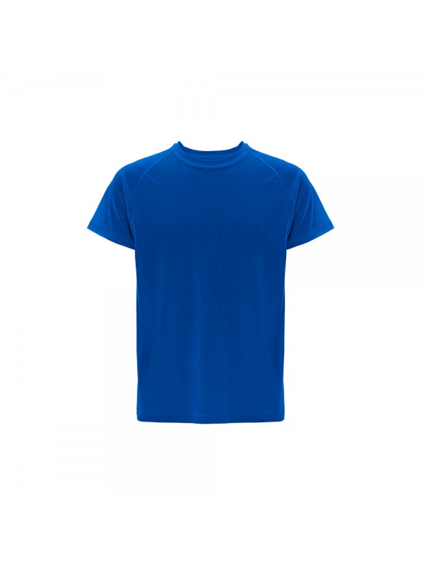 THC MOVE. T-shirt tecnica a maniche corte in poliestere - Blu reale THC MOVE. T-shirt tecnica a maniche corte in poliestere - Blu reale