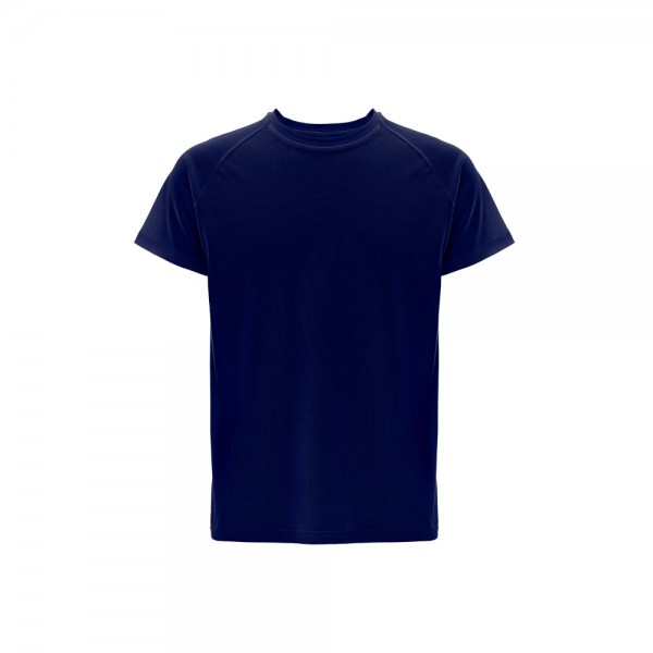 THC MOVE. T-shirt tecnica a maniche corte in poliestere - Blu scuro